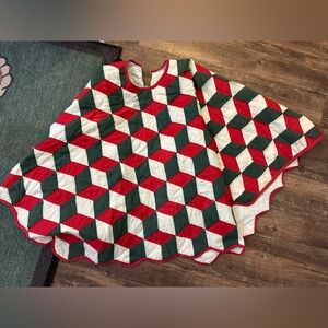 Geometric Patterned Christmas Tree Skirt (see photos)